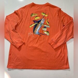Guy Harvey Long Sleeve Graphic Mens Shirt